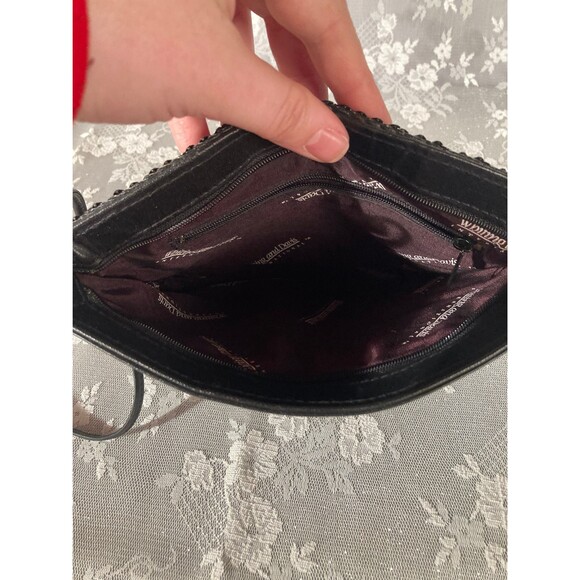 Vintage 1980s Black Mesh Purse | 80s Cocktail Bag | Whiting & Davis | - Picture 4 of 7